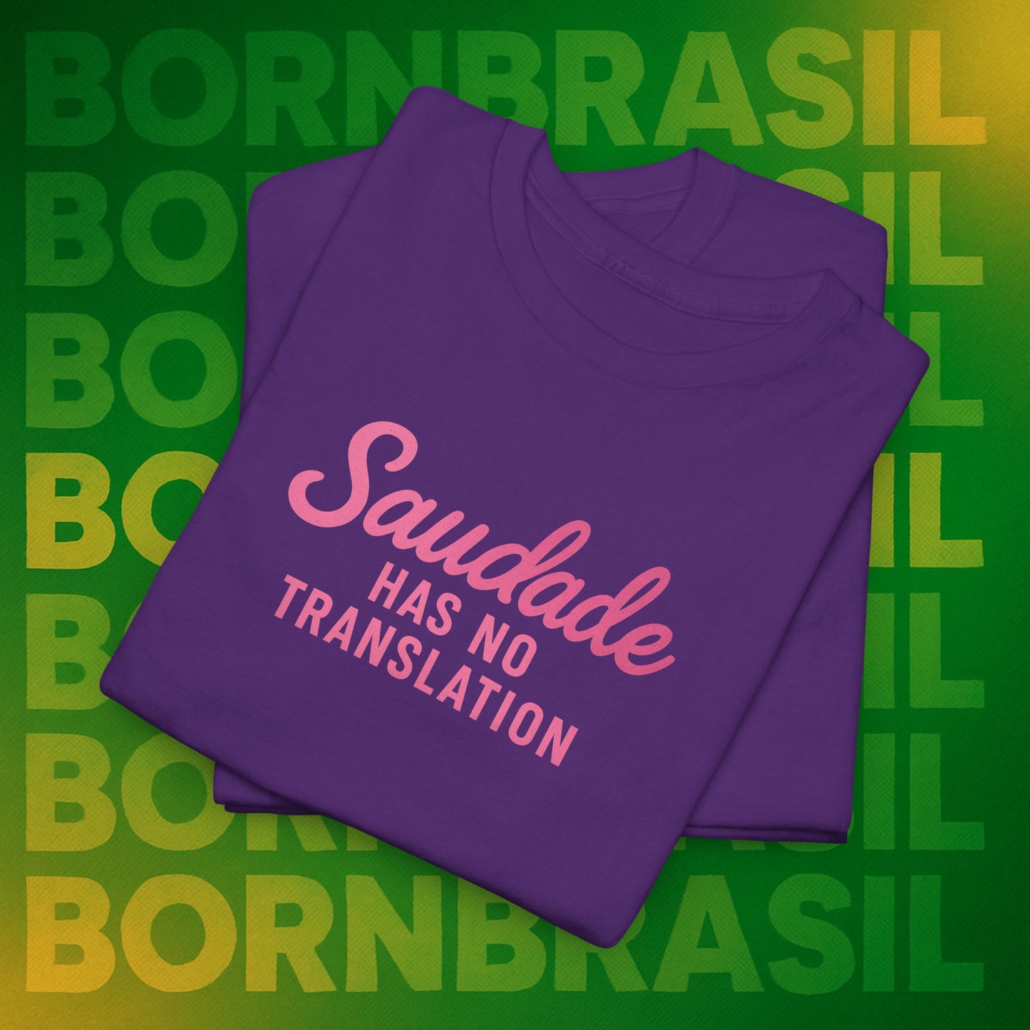 Camiseta Saudade Has No Translation – Moda Brasileira Feminina