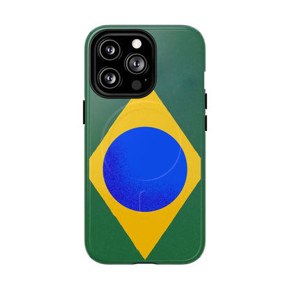 Capa MagSafe iPhone "Bandeira Minimalista" - Case Magnética Premium (iPhone 13 ao 17 Pro Max)