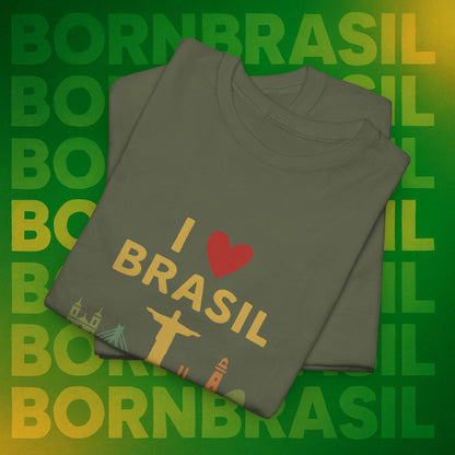 Camiseta I Love Brasil –  BornBrasil
