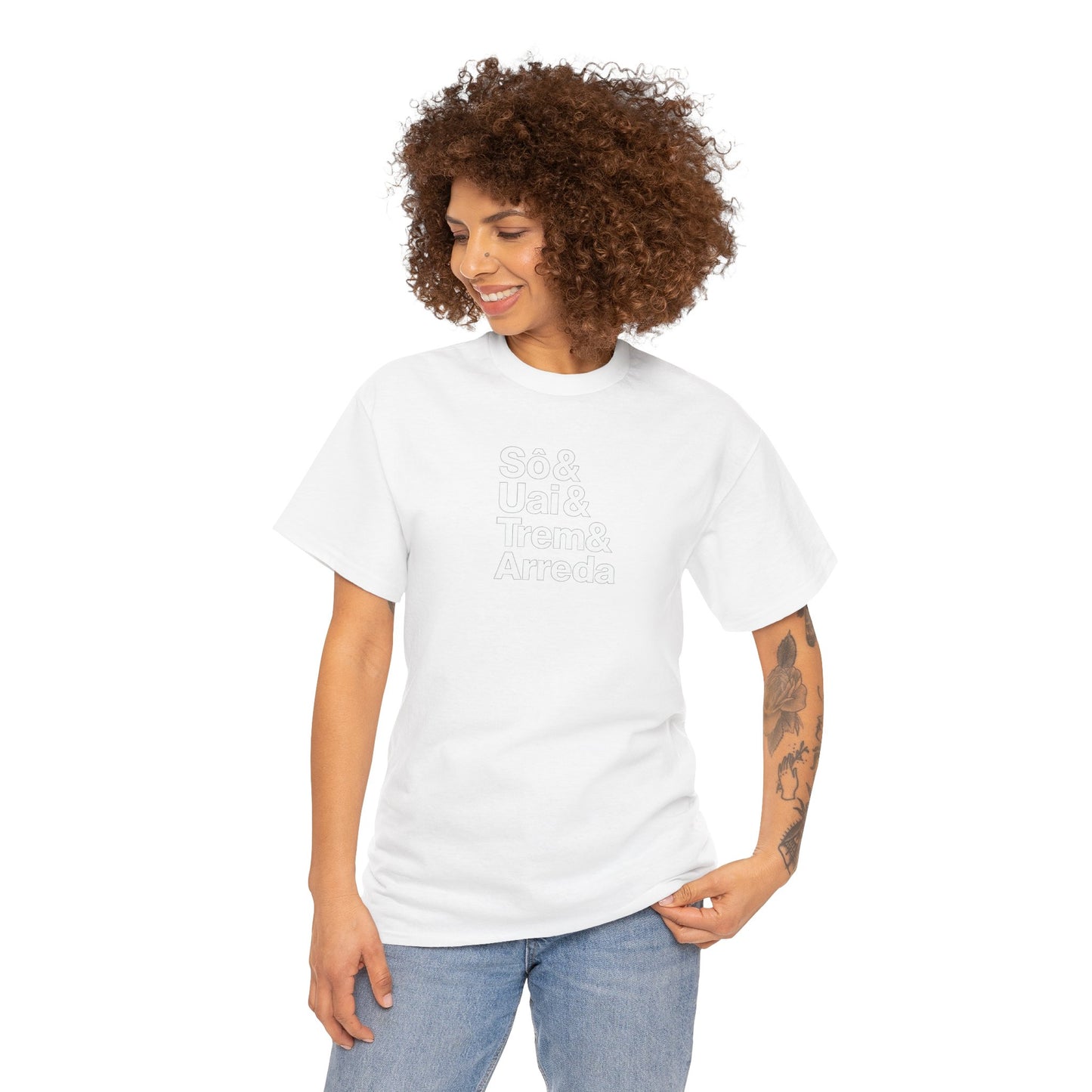 Camiseta Sô & Uai & Trem & Arreda Feminina – Cultura Mineira BornBrasil