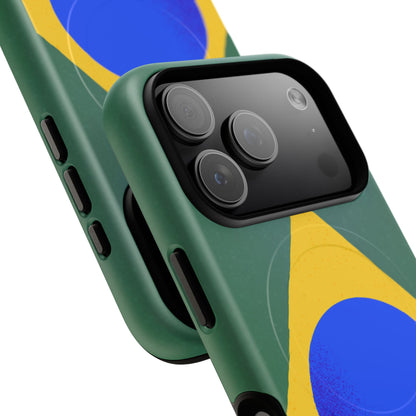 Capa MagSafe iPhone "Bandeira Minimalista" - Case Magnética Premium (iPhone 13 ao 17 Pro Max)