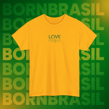 Camiseta Love Pequi – Minimalista Premium BornBrasil