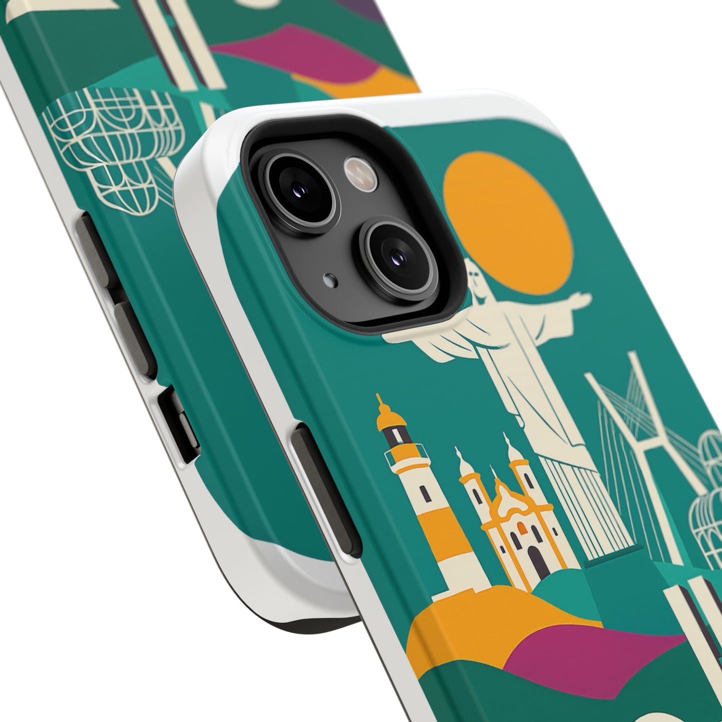 iphone e samsung com imã