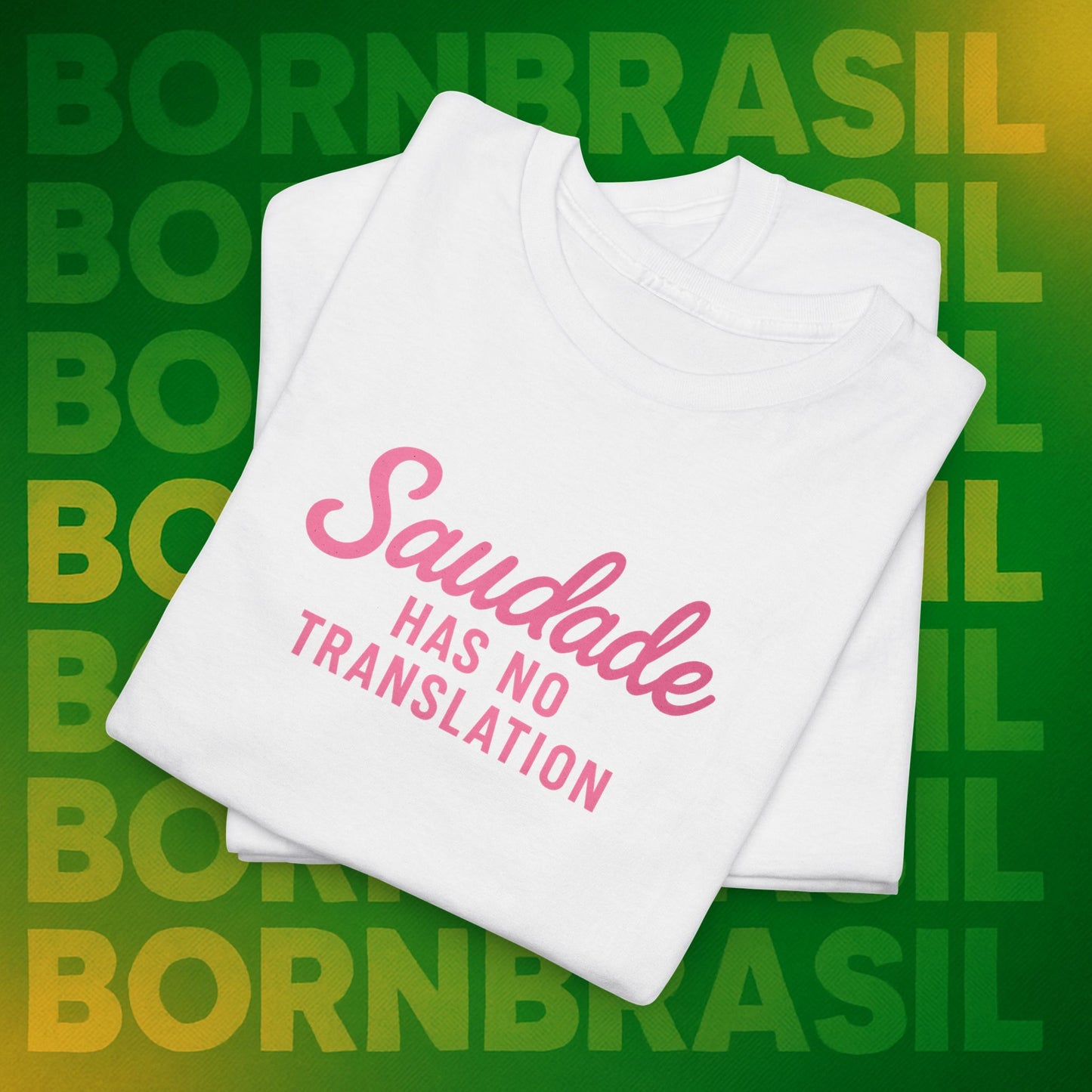 Camiseta Saudade Has No Translation – Moda Brasileira Feminina