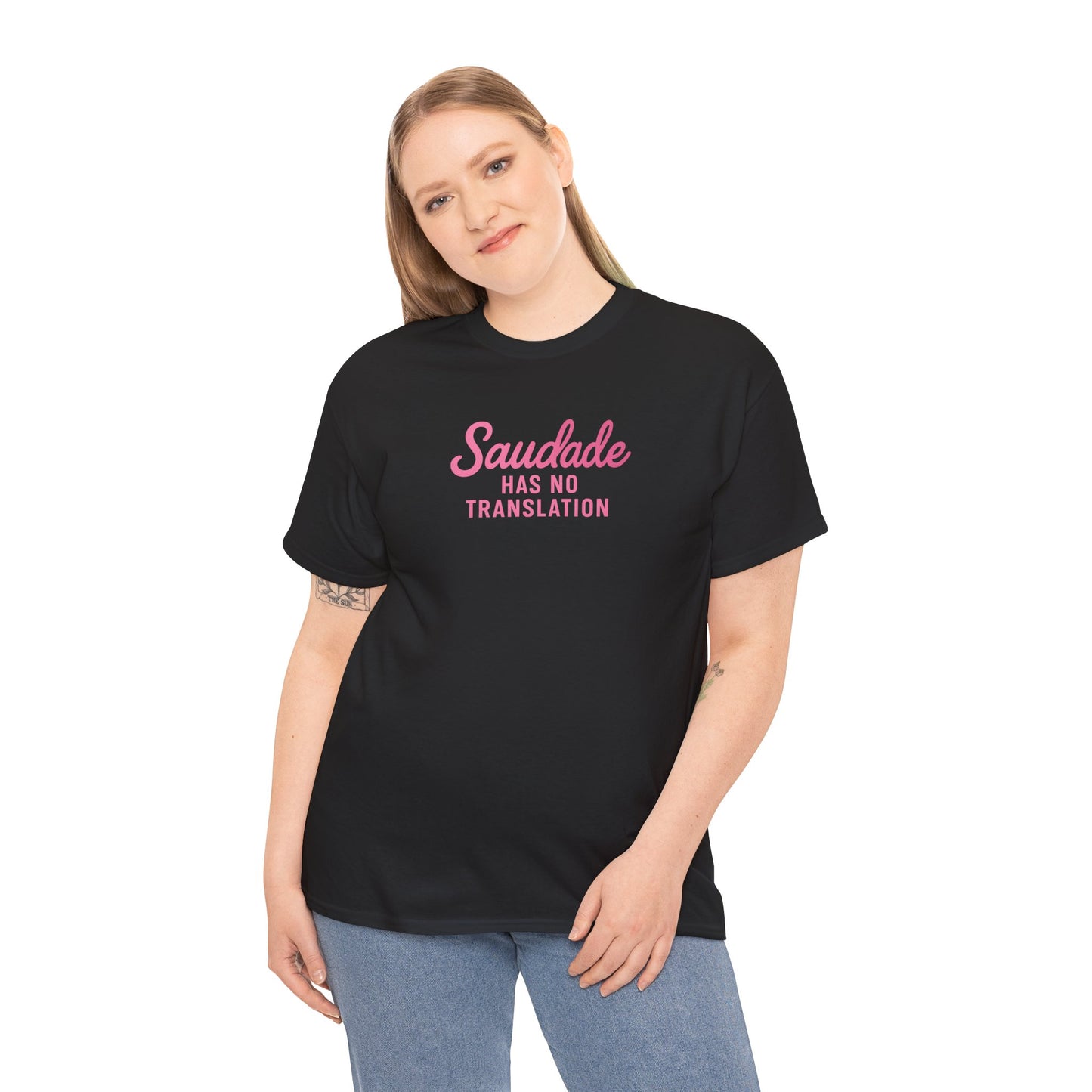 Camiseta Saudade Has No Translation – Moda Brasileira Feminina