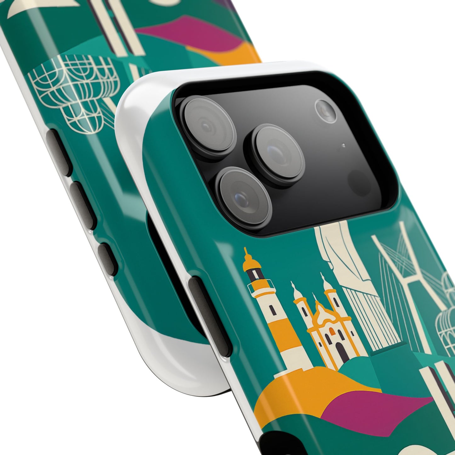 iphone e samsung com imã