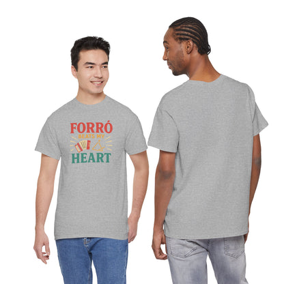 Camiseta Forró Beats My Heart – Cultura Nordestina BornBrasil