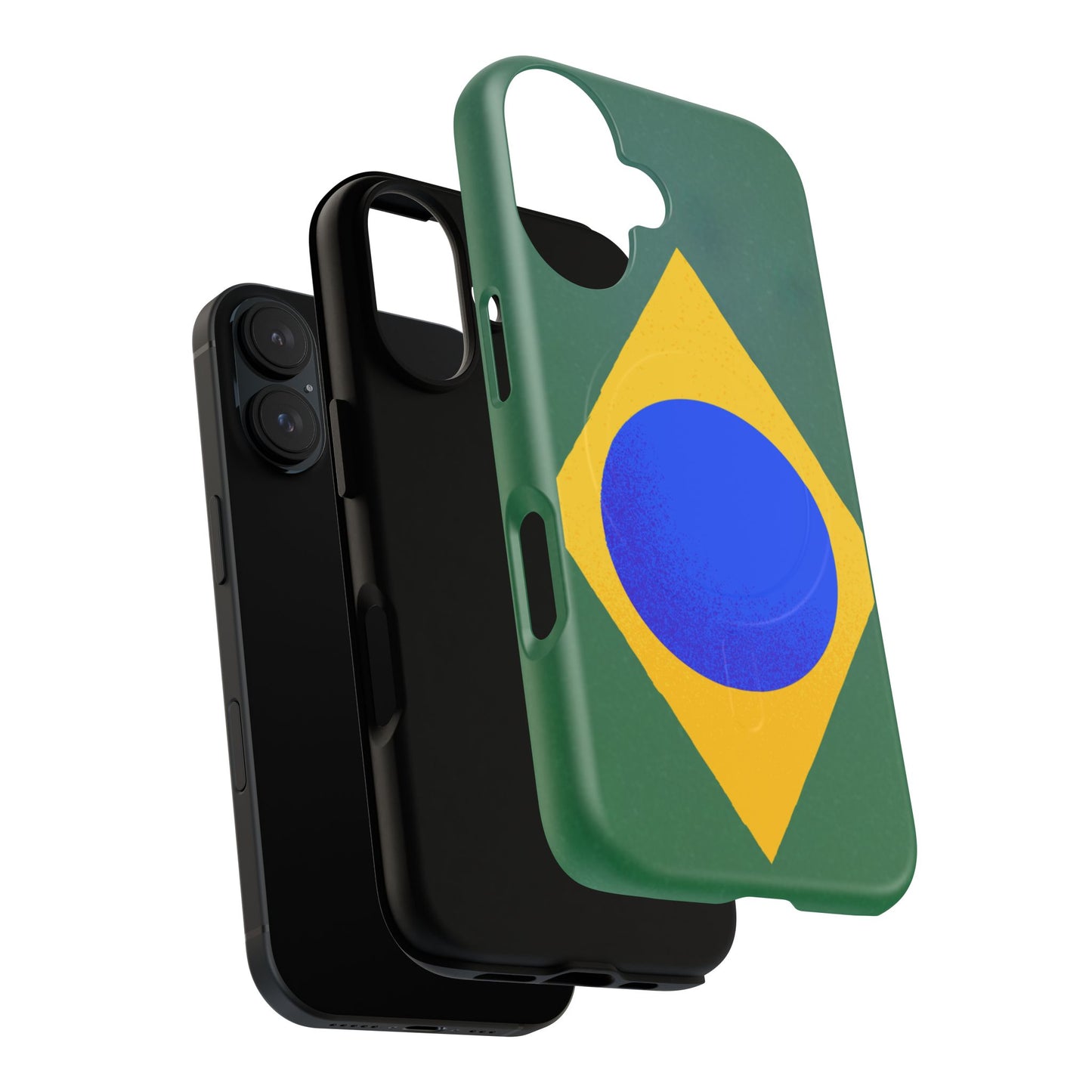 Capa MagSafe iPhone "Bandeira Minimalista" - Case Magnética Premium (iPhone 13 ao 17 Pro Max)