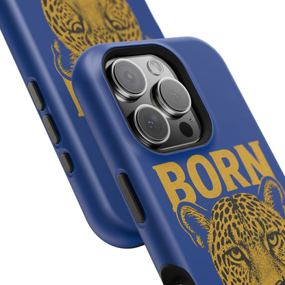 Capinha iPhone Impact-Resistant “Born Brasil Onça” – Proteção Premium do 11 ao 17 Pro Max | BornBrasil