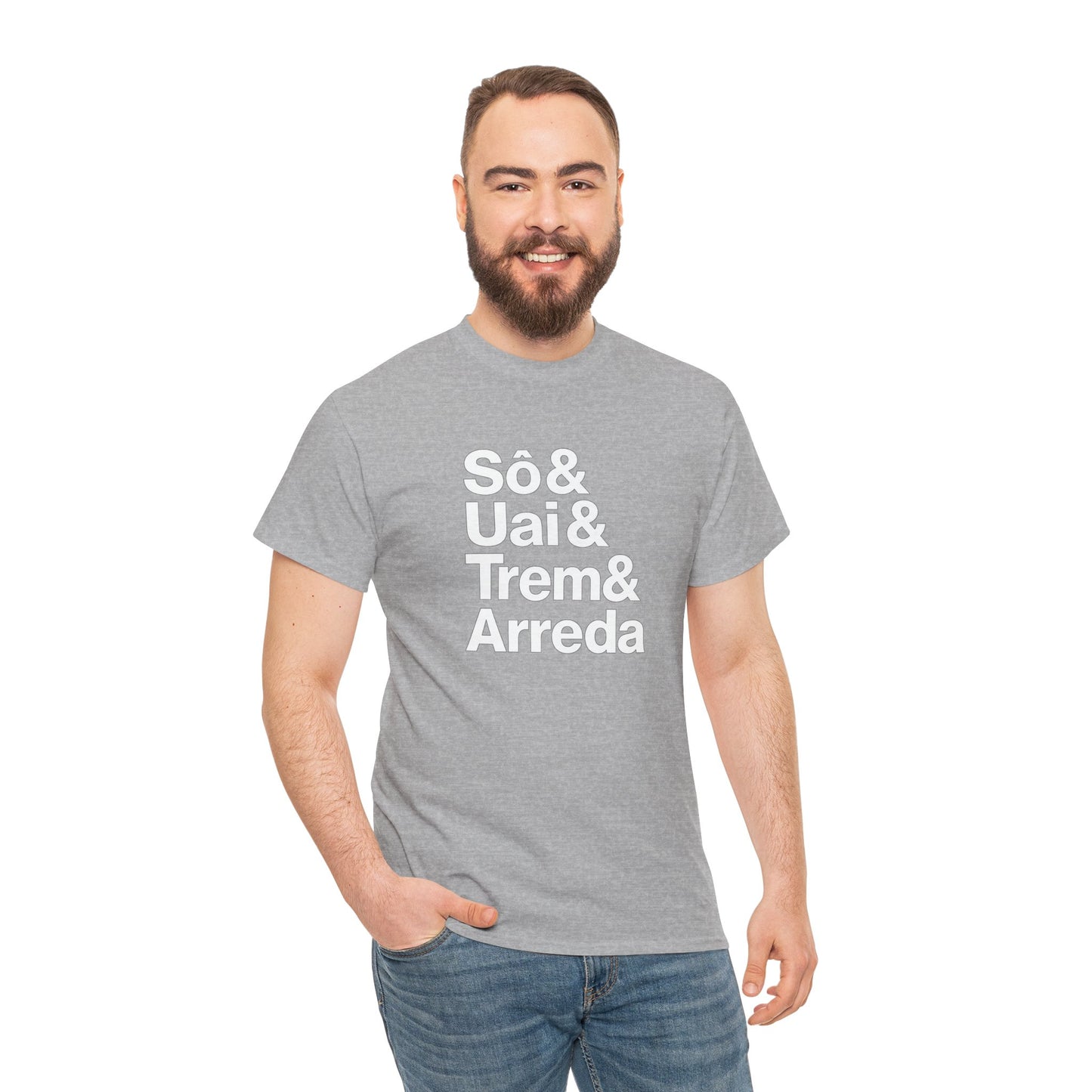 Camiseta Sô & Uai & Trem & Arreda – Cultura Mineira BornBrasil