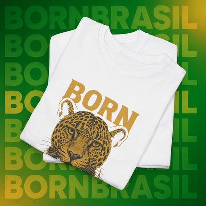 Camiseta Masculina Born Brasil Onça-Pintada Premium