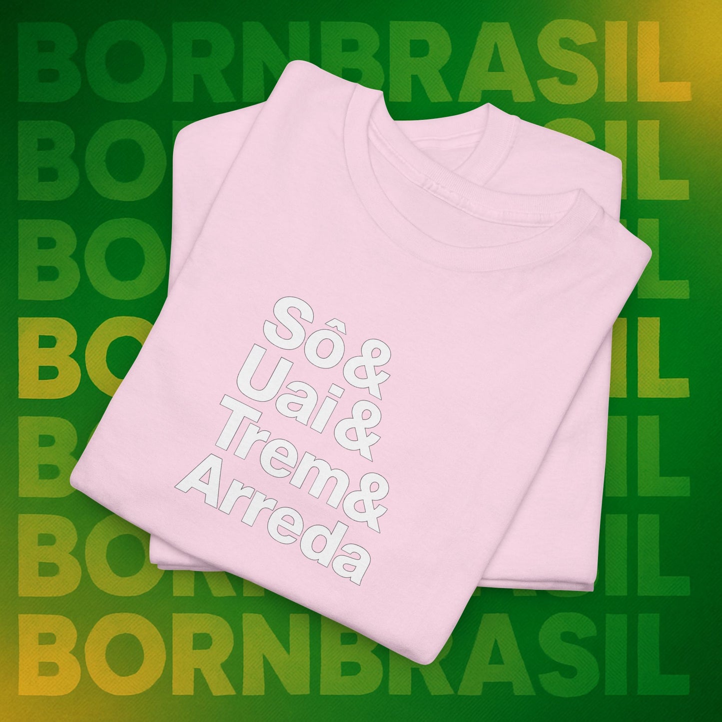 Camiseta Sô & Uai & Trem & Arreda Feminina – Cultura Mineira BornBrasil