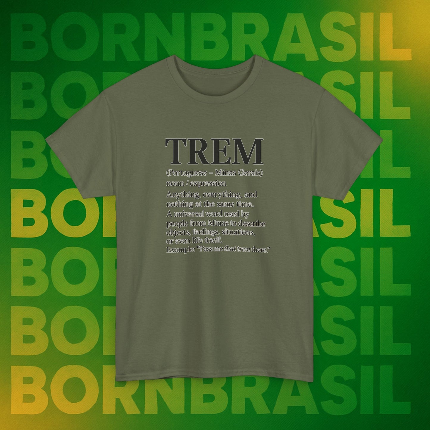 Camiseta Trem Dictionary – BornBrasil Minas Edition