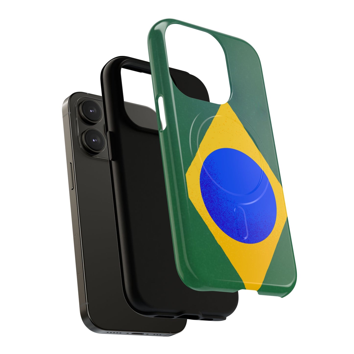 Capa MagSafe iPhone "Bandeira Minimalista" - Case Magnética Premium (iPhone 13 ao 17 Pro Max)
