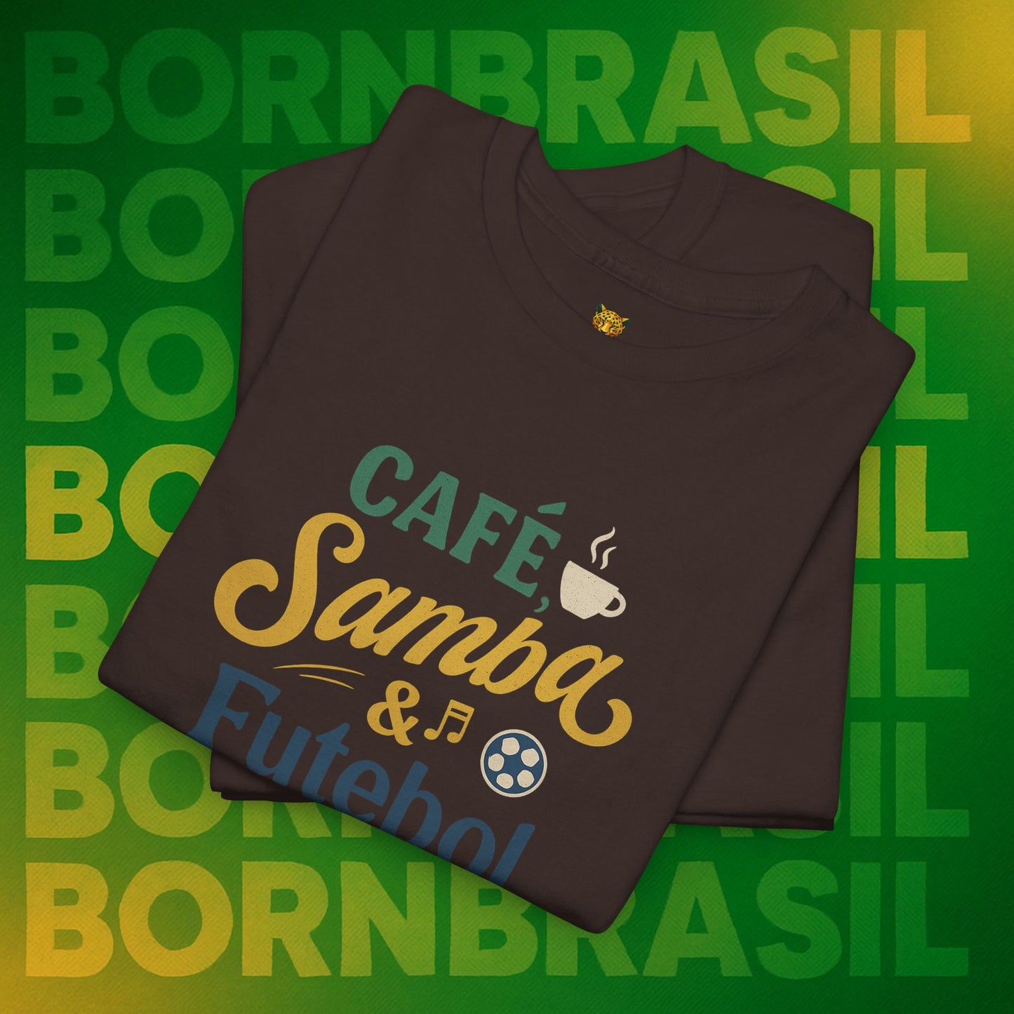Camiseta Born in Brazil – Orgulho Nacional BornBrasil