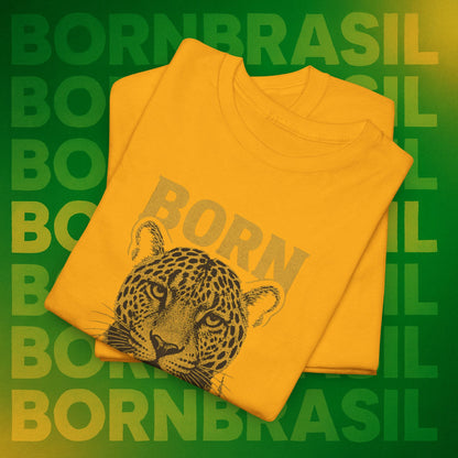 Camiseta Masculina Born Brasil Onça-Pintada Premium