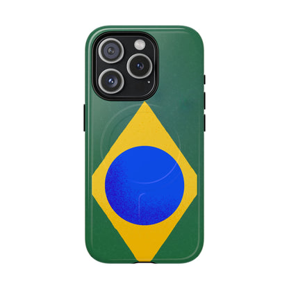 Capa MagSafe iPhone "Bandeira Minimalista" - Case Magnética Premium (iPhone 13 ao 17 Pro Max)