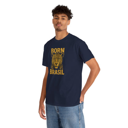 Camiseta Masculina Born Brasil Onça-Pintada Premium