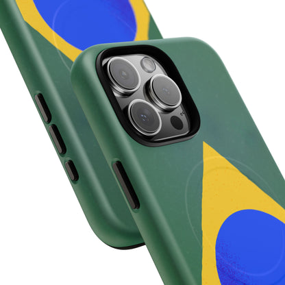 Capa MagSafe iPhone "Bandeira Minimalista" - Case Magnética Premium (iPhone 13 ao 17 Pro Max)