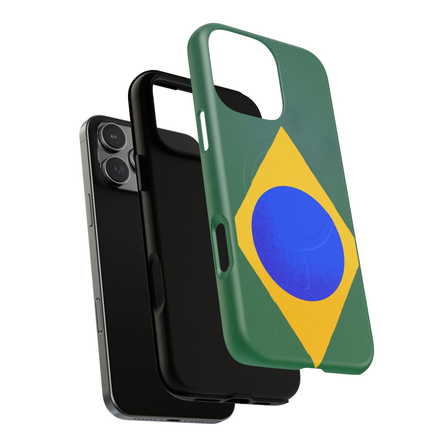 Capa MagSafe iPhone "Bandeira Minimalista" - Case Magnética Premium (iPhone 13 ao 17 Pro Max)