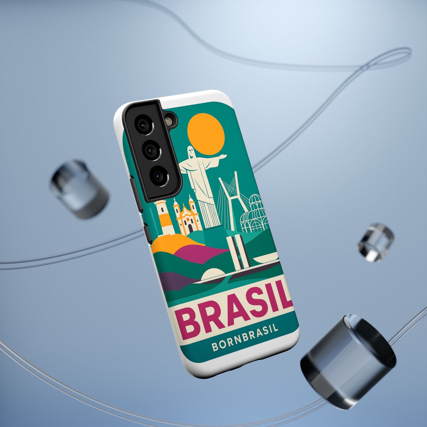 iphone e samsung com imã