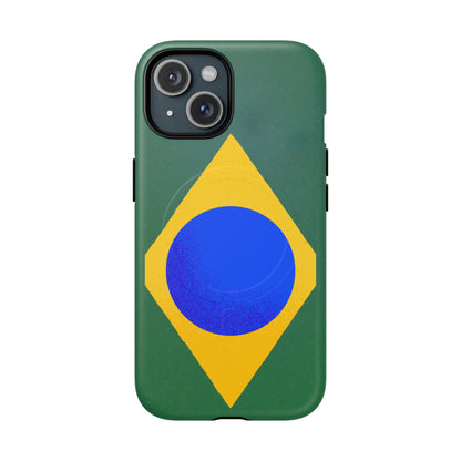 Capa MagSafe iPhone "Bandeira Minimalista" - Case Magnética Premium (iPhone 13 ao 17 Pro Max)