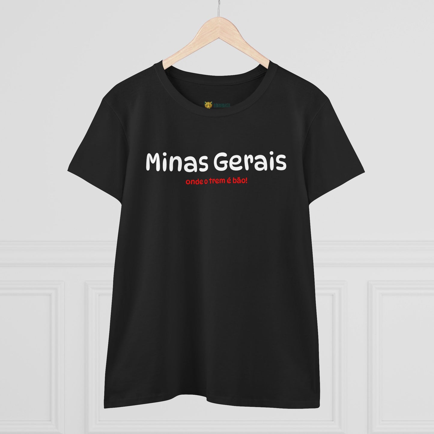 Camiseta Babylook Feminina “Minas Gerais – Onde o Trem é Bão” – Orgulho Mineiro | BornBrasil