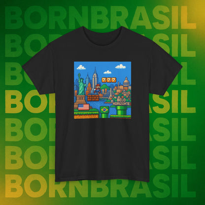 Camiseta De Volta Pro Brasil – Nostalgia Gamer BornBrasil