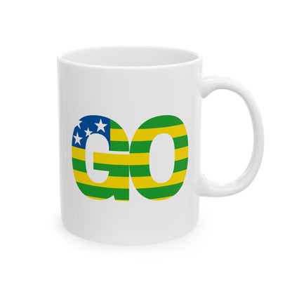 Caneca de Cerâmica "Alma Goiana" – Piqui, Viola & Cafézin