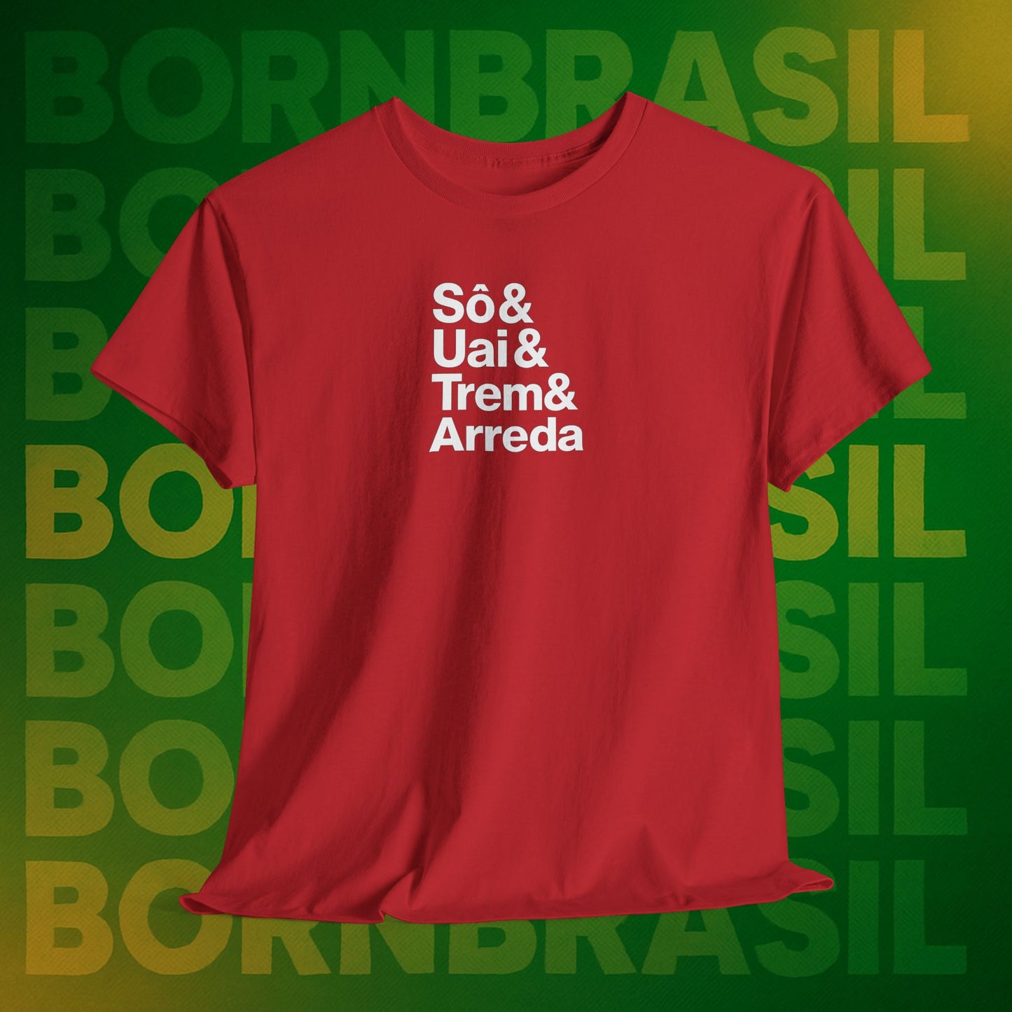 Camiseta Sô & Uai & Trem & Arreda Feminina – Cultura Mineira BornBrasil