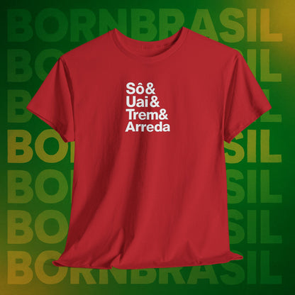 Camiseta Sô & Uai & Trem & Arreda Feminina – Cultura Mineira BornBrasil