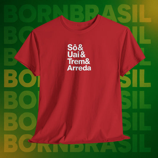 Camiseta Sô & Uai & Trem & Arreda Feminina – Cultura Mineira BornBrasil