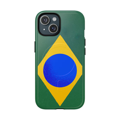 Capa MagSafe iPhone "Bandeira Minimalista" - Case Magnética Premium (iPhone 13 ao 17 Pro Max)