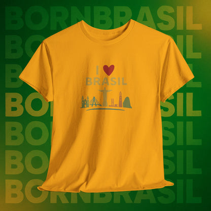 Camiseta I Love Brasil –  BornBrasil