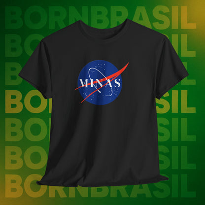 Camiseta Feminina  Minas NASA Parody - Orgulho Mineiro Streetwear
