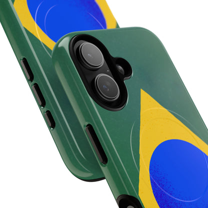 Capa MagSafe iPhone "Bandeira Minimalista" - Case Magnética Premium (iPhone 13 ao 17 Pro Max)