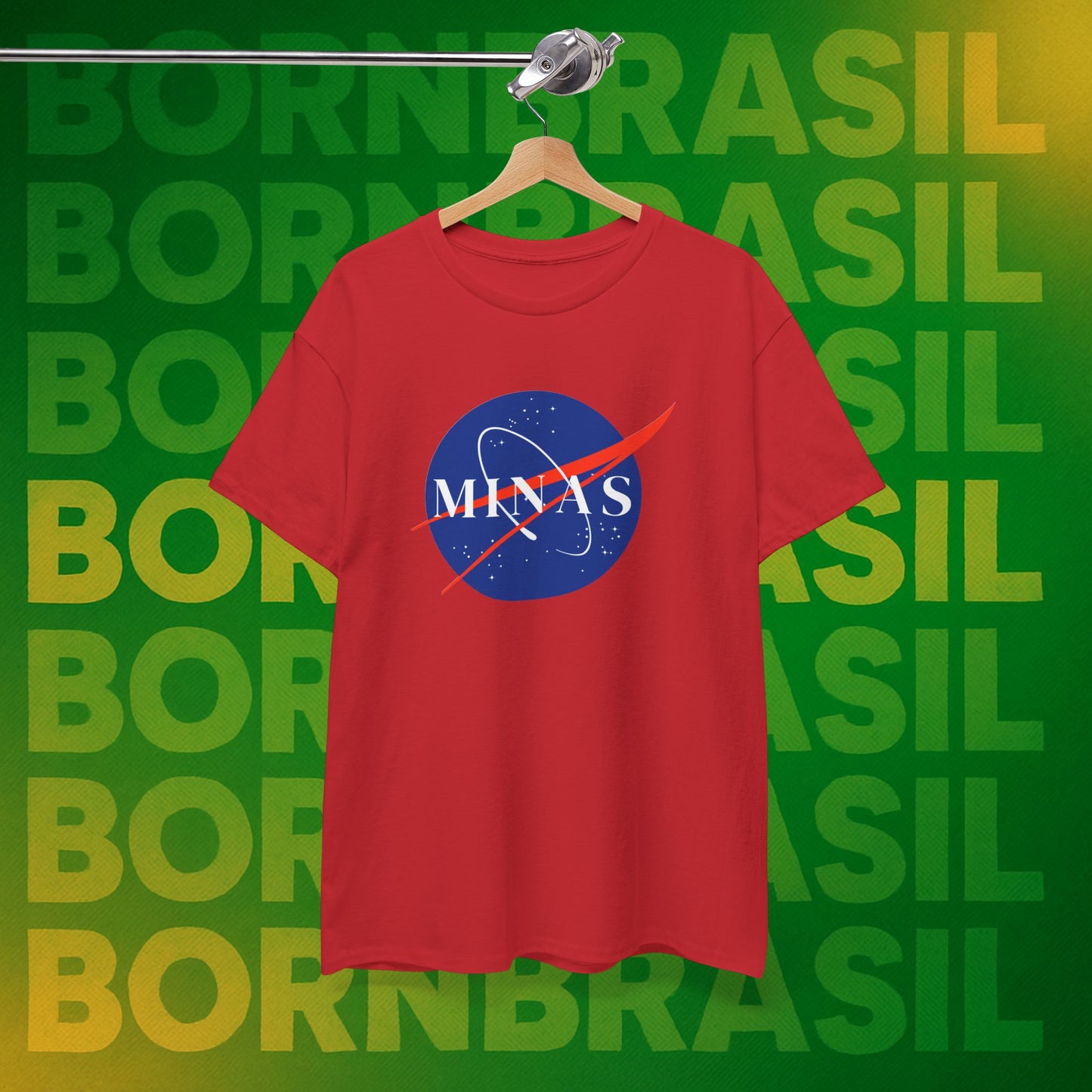 Camiseta Feminina  Minas NASA Parody - Orgulho Mineiro Streetwear