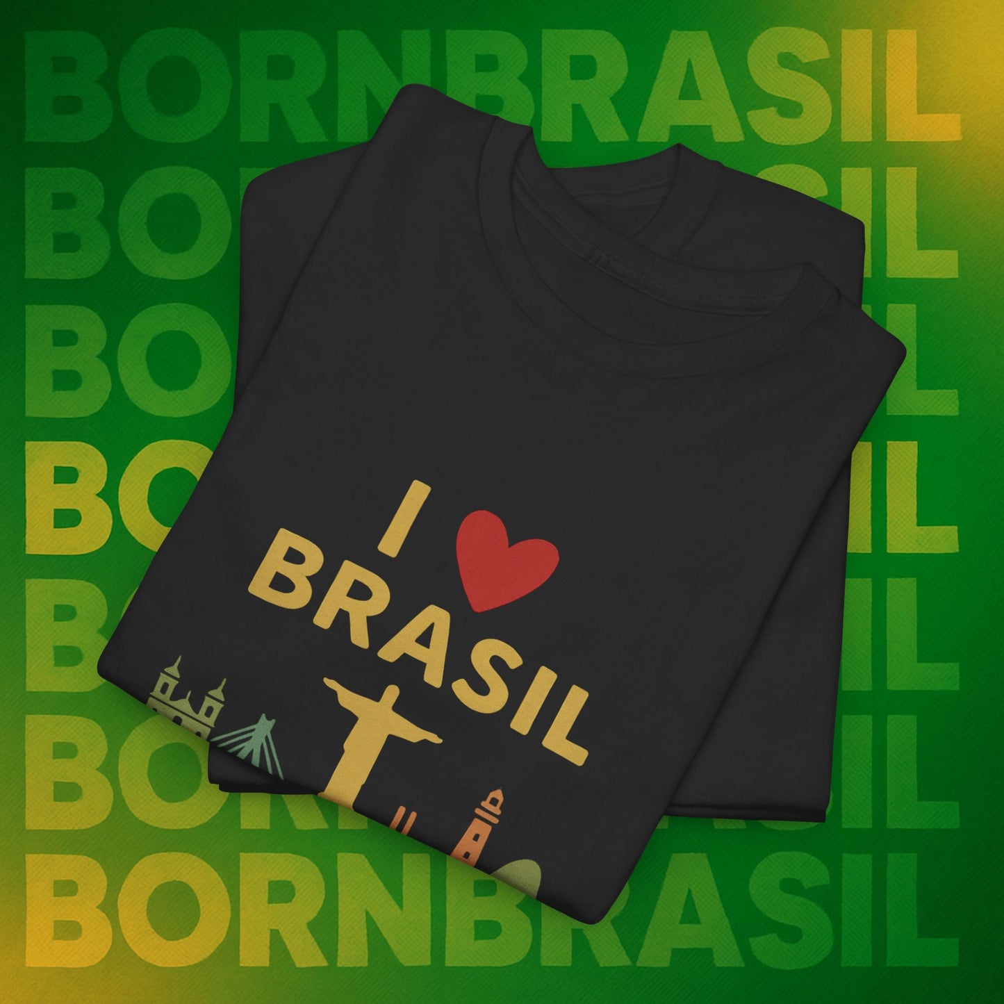 Camiseta I Love Brasil –  BornBrasil