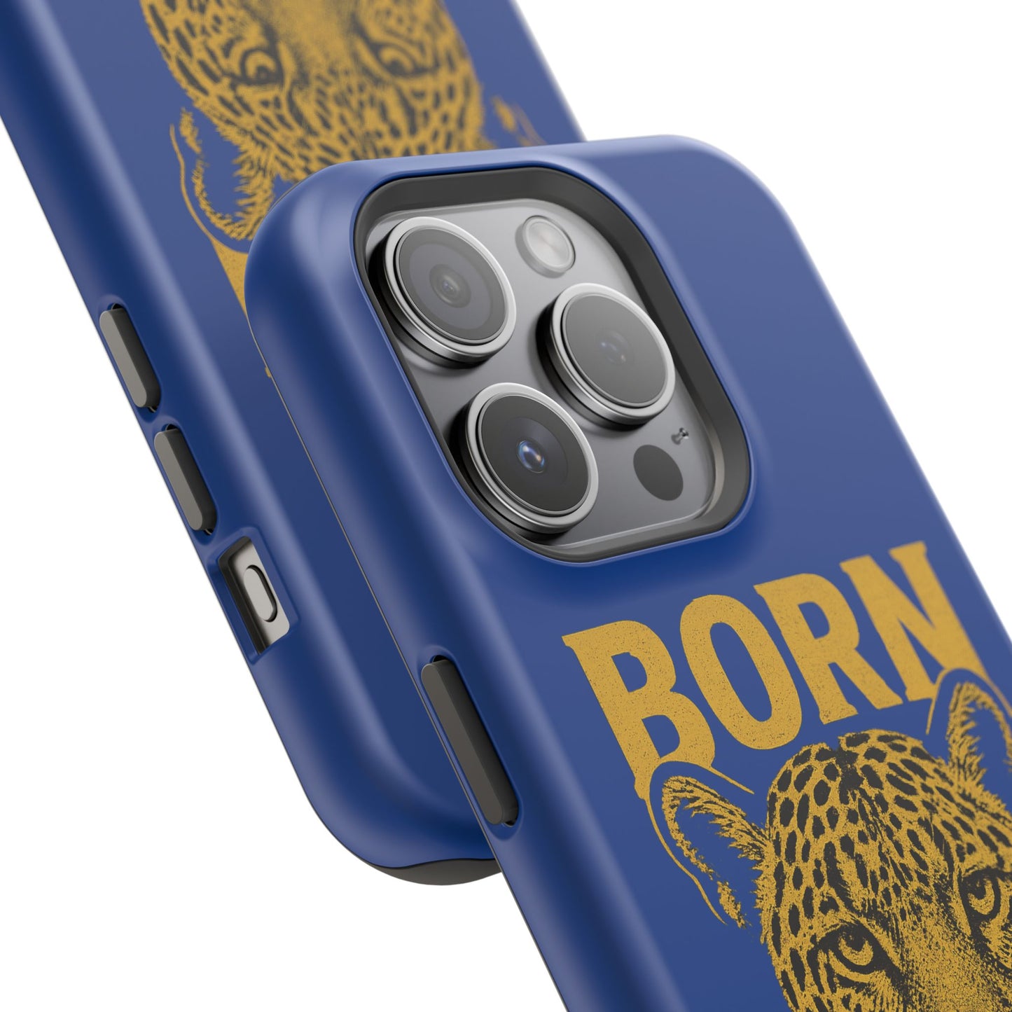 Capinha iPhone Impact-Resistant “Born Brasil Onça” – Proteção Premium do 11 ao 17 Pro Max | BornBrasil