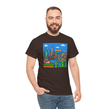 Camiseta De Volta Pro Brasil – Nostalgia Gamer BornBrasil
