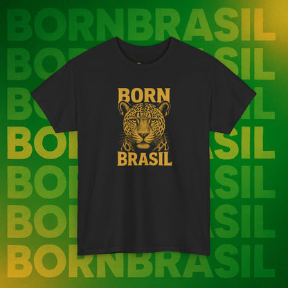 Camiseta Masculina Born Brasil Onça-Pintada Premium