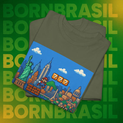 Camiseta De Volta Pro Brasil – Nostalgia Gamer BornBrasil