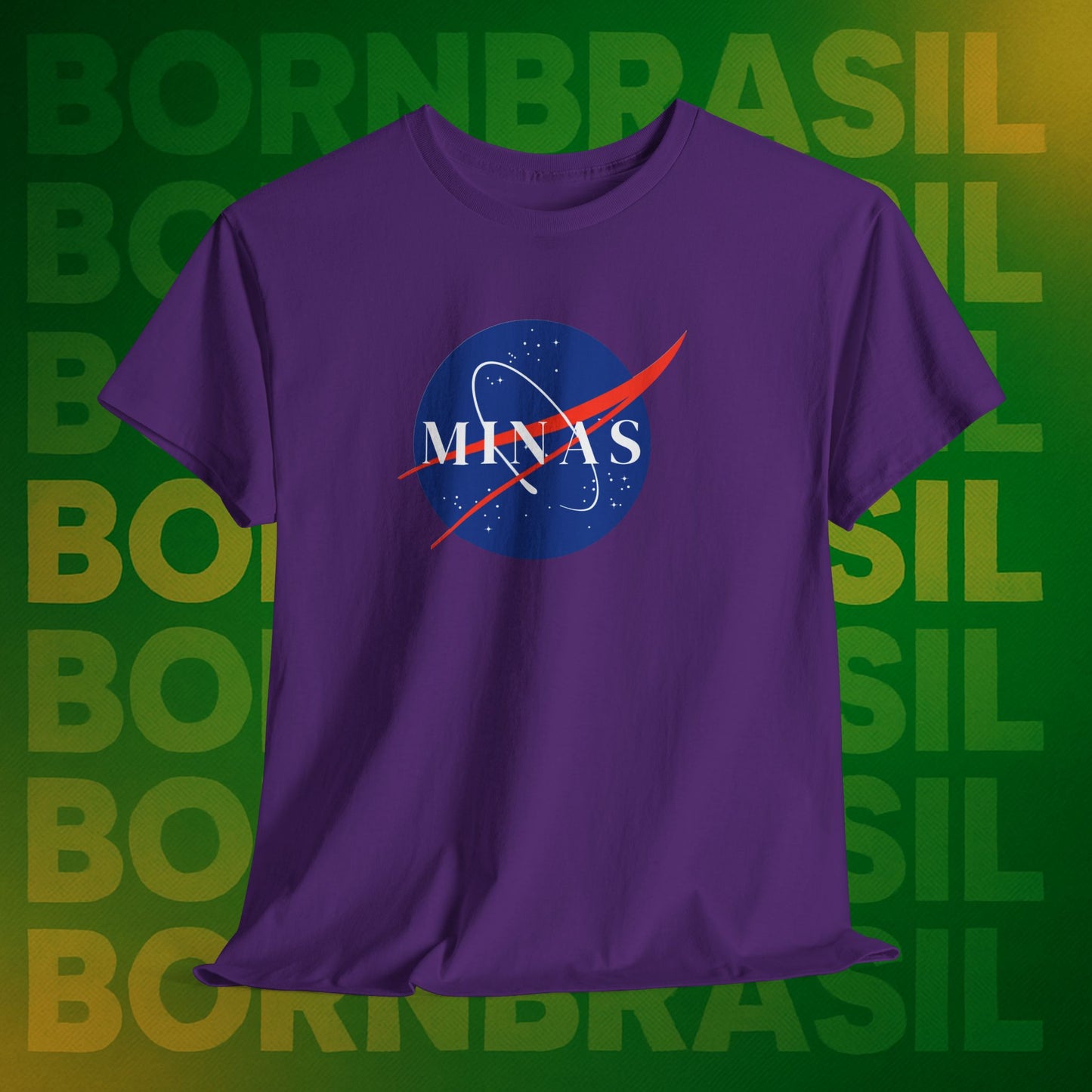 Camiseta Feminina  Minas NASA Parody - Orgulho Mineiro Streetwear