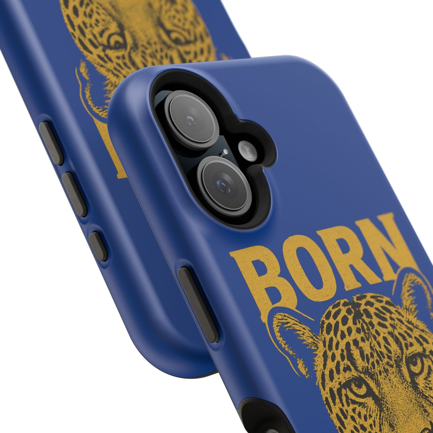 Capinha iPhone Impact-Resistant “Born Brasil Onça” – Proteção Premium do 11 ao 17 Pro Max | BornBrasil