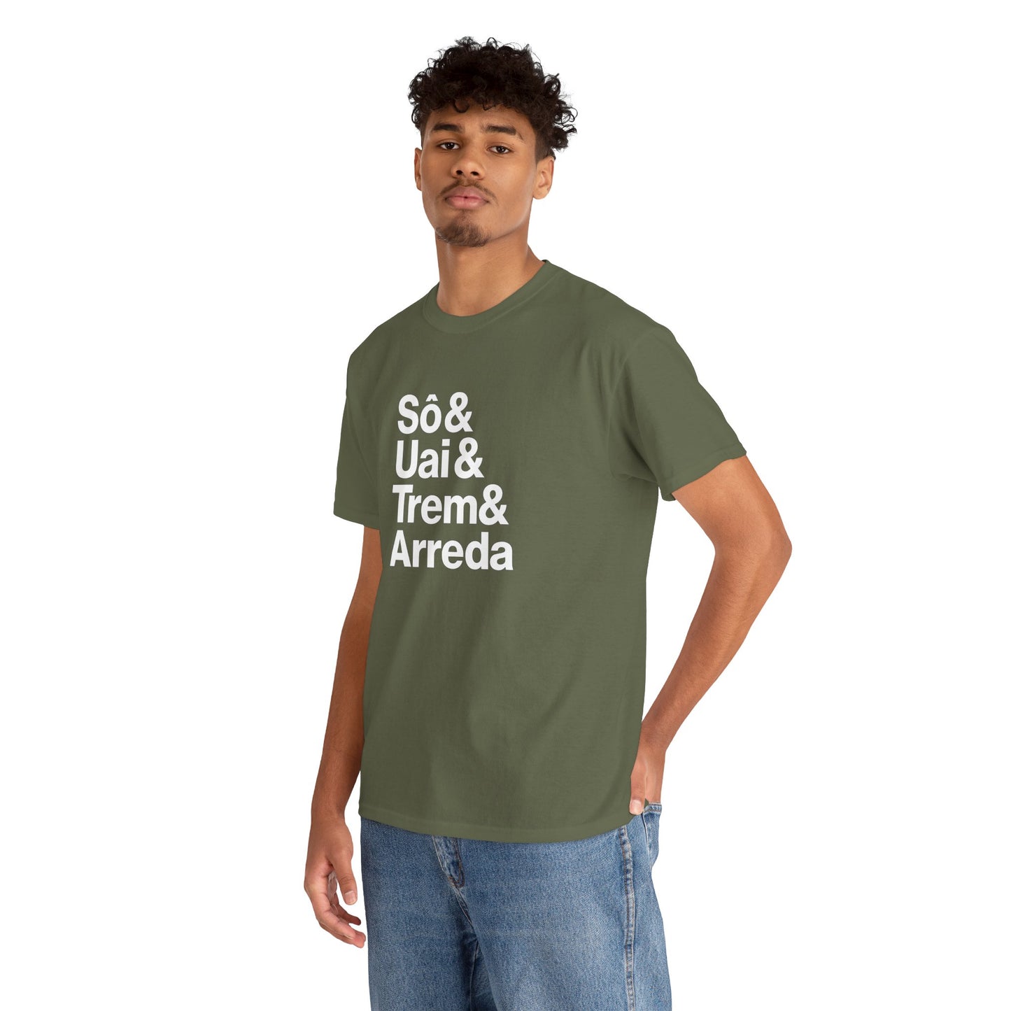 Camiseta Sô & Uai & Trem & Arreda – Cultura Mineira BornBrasil