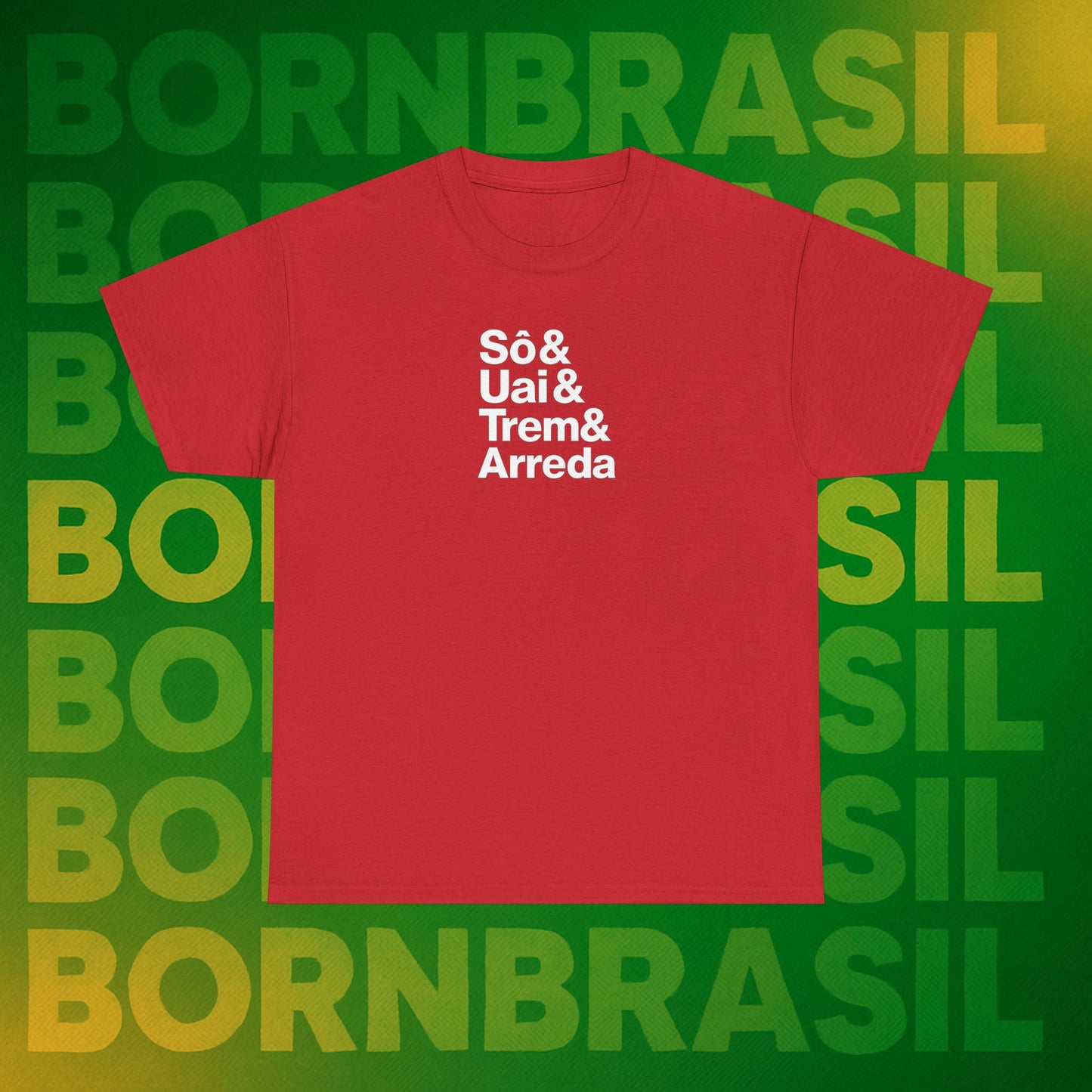 Camiseta Sô & Uai & Trem & Arreda Feminina – Cultura Mineira BornBrasil