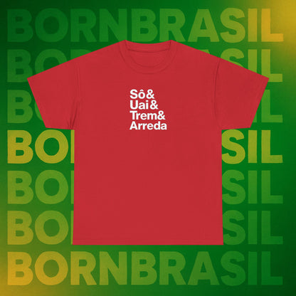 Camiseta Sô & Uai & Trem & Arreda Feminina – Cultura Mineira BornBrasil