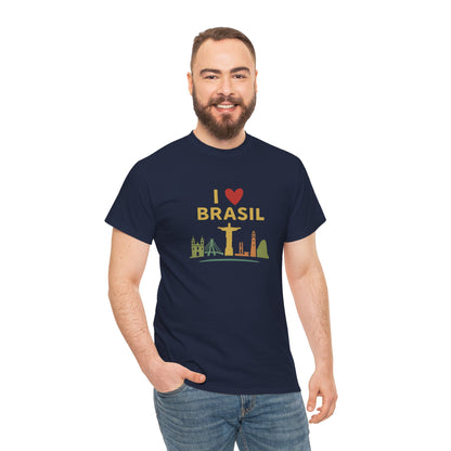 Camiseta I Love Brasil –  BornBrasil