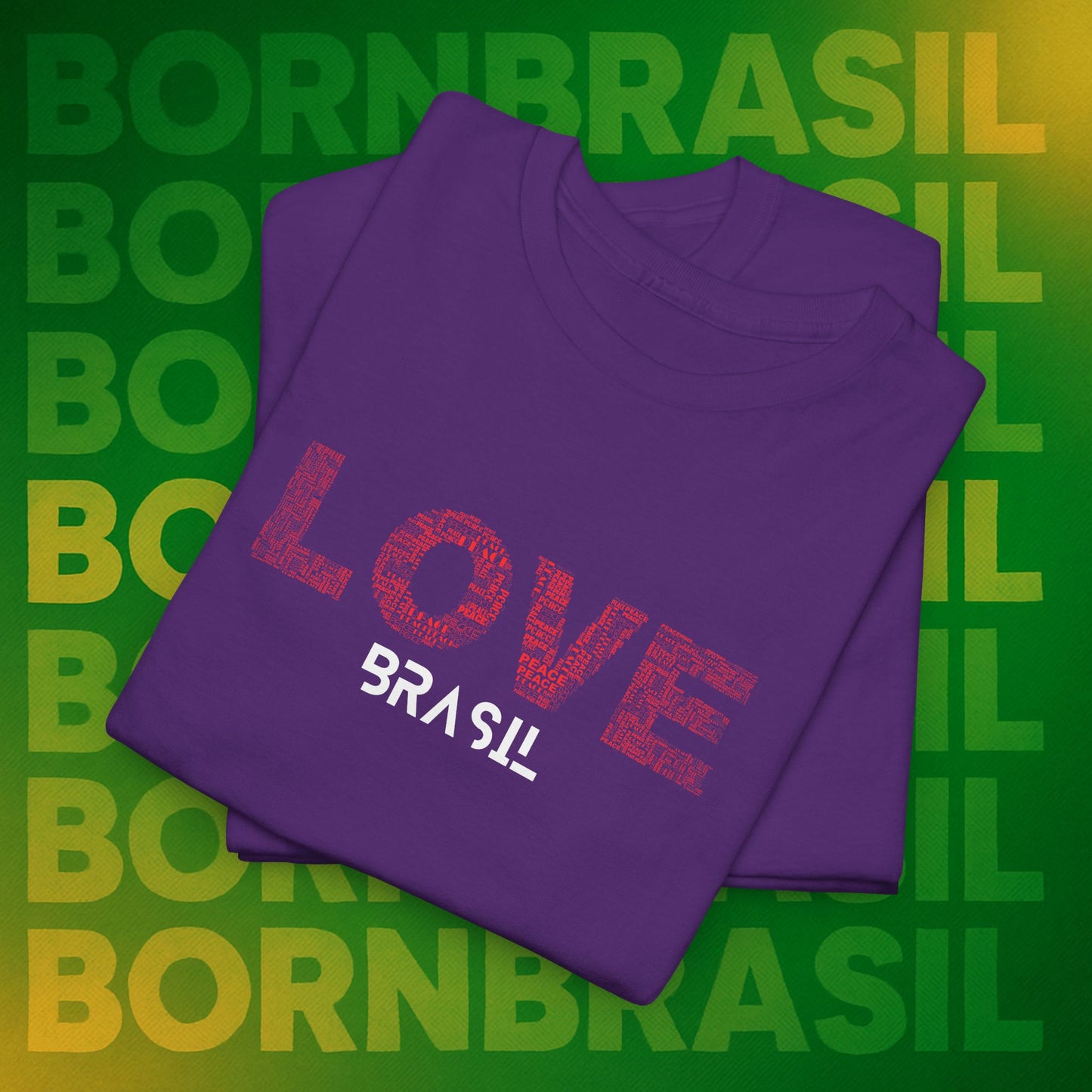 Camiseta Feminina LOVE BRASIL – BornBrasil
