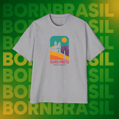 Camiseta Retrô Minas Gerais – Ouro Preto BornBrasil Oversized